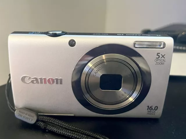 Canon PowerShot A2300 16.0MP Digital Camera - Silver