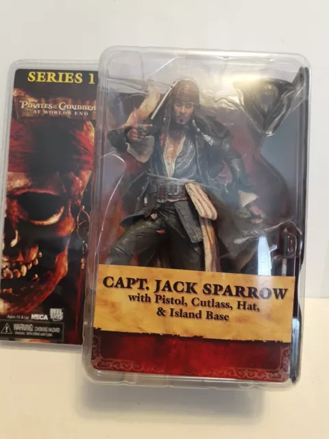 NECA Reel Toys Capt Jack Sparrow Series 1 Pirates of the Caribbean World’s End