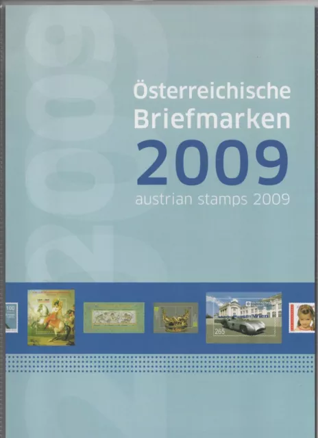 Österreich Jahreszusammenstellung der österr. Post  2009 komplett ** Ausverkauft