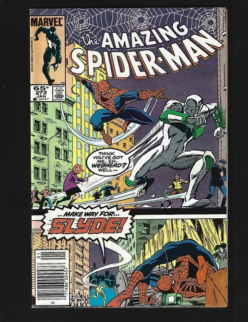 Amazing Spider-Man #272 (News) VF Buscema 1st/Origin Slyde Thomas Fireheart/Puma
