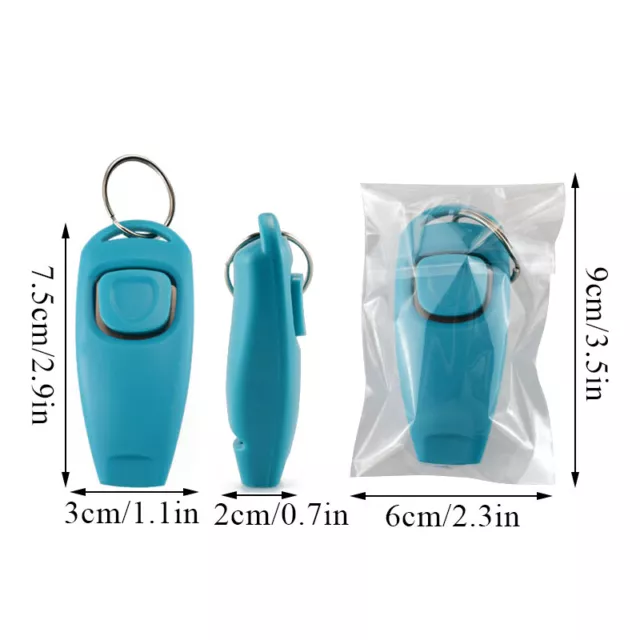 Pet Dog Training Whistle Clicker Pet Trainer Click Puppy Aid Guide Obedience 2