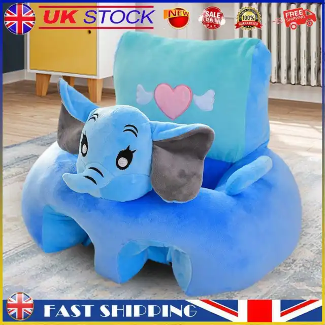 Cartoon Baby Arm Chair Soft No Filler Baby Sofa Cover Antiskid for Children Gift