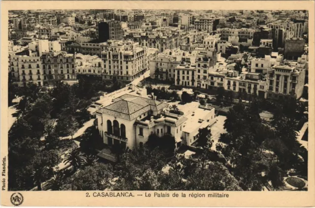 CPA AK MAROC CASABLANCA - Le Palais de la region militaire (125366)