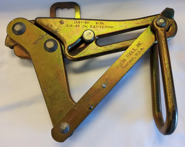 KLEIN TOOLS 1684-5H Chicago Grip .16-.55 EHS Cable, Guy Wire, Steel Cable…NEW