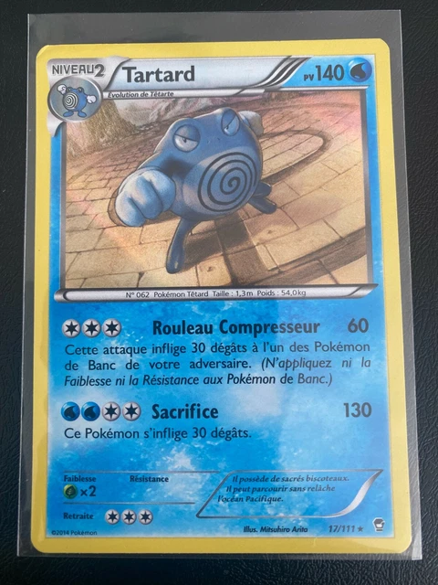 Pokemon Tartard 17/111 Card - Holographic - XY Fists Block - VF BE