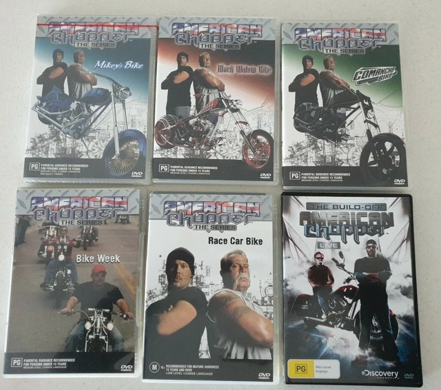 6 X American Chopper DVD Bundle (1x Sealed) 5x The Series & 1x Build Off Live