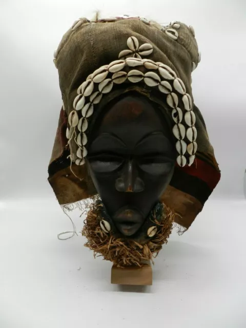 Antike Afrikanische Dan Maske Elfenbeinküste / Masque Fétiche Dan, Cote d'lvoire