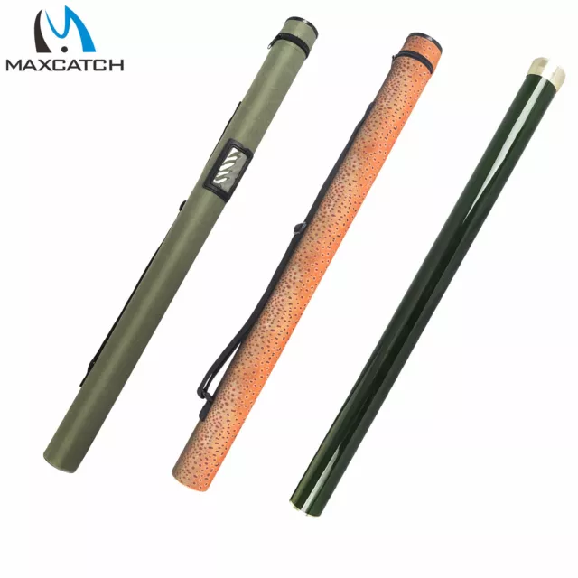 Maxcatch Fly Fishing Rod Tube Cordura/Carbon Rod Case For 9FT/10FT 4Sec Rods