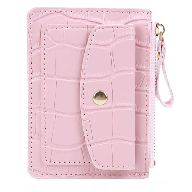 Women's Wallet Pu Leather Multi Slot Zipper Small Money Card Bag Coin Wallet