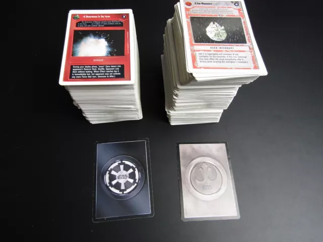 Star Wars 1995 Decipher  CCG Premiere White Border  DS LS Card Choice (SW2)