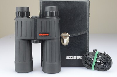 KONUS Konus 10x40W Binocolo Gommato Winkel 114Mt/1000Mt 6,5° Made Japan 1990s 