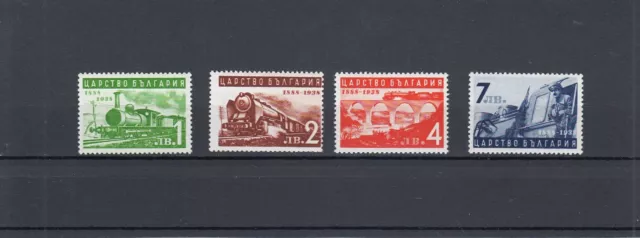 Bulgarien 1939 J. postfrisch Satz MiNr. 354-357 MNH(**)