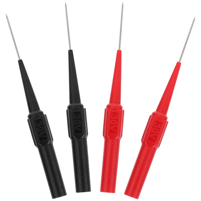 4 Pcs Mini-Drahtstecher Drahtpiercing Sonde Mini-Multimeter Stift