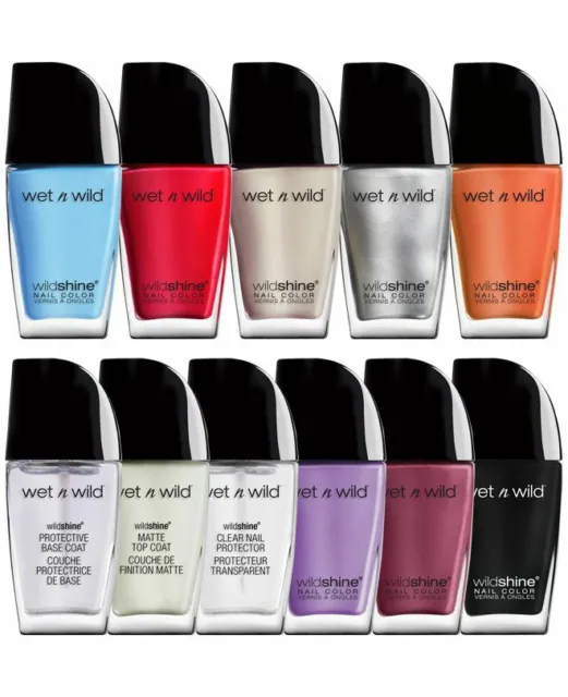 Wet N Wild Wild Shine Nail Color Polish - Choose Your Shade - Qty Discount!