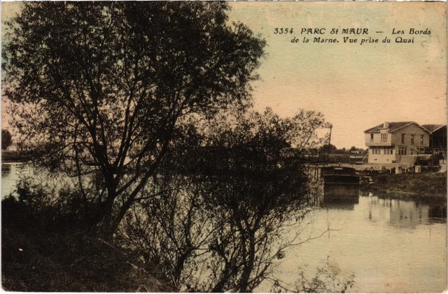 CPA St Maur Les Bords de la Marne vue prise du Quai (1348278)