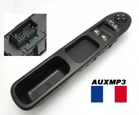 Commande Bouton Lève Vitre + rétroviseur 6554 QC PEUGEOT 207 CITROEN C3 Picasso