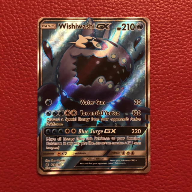 Pokemon - Wishiwashi GX - 133/145 - SM Guardians Rising - Full Art - NM