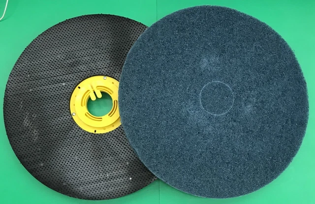 Box of 3- 20" Blue Cleaning Pads(3M 5300 ) With 1- Pad Driver for Rotary Floor M