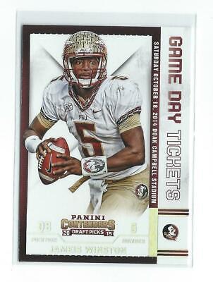 2015 Contenders Draft Game Day Tickets #22 Jameis Winston Buccaneers Florida St