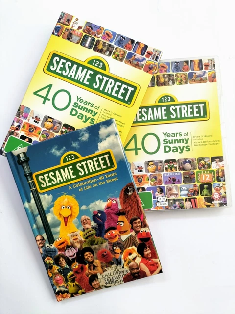 SESAME STREET 40 Years of Sunny Days - 2 DVD PAL Region 4