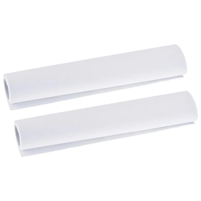 Blanco EVA Espuma Hojas Rollo 13" x 39" x 1mm Grosor para Manualidades DIY 2pzs