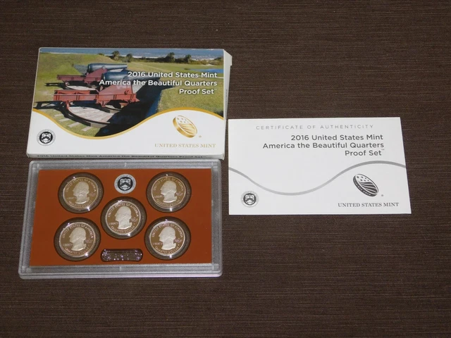 2016 United States Mint America The Beautiful Quarters Proof Set Us Coins