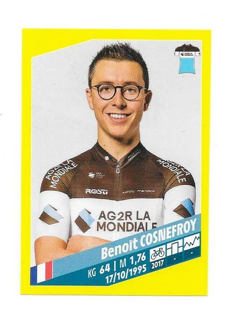 Sticker Panini Tour De France 2019 – Équipe Groupama FDJ – N°157 – Vignette Originale Non Collée