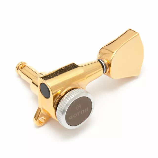 Gotoh SG381 traditionelle Magnum Verriegelung Tuner 3 x 3 (Gold, 04)