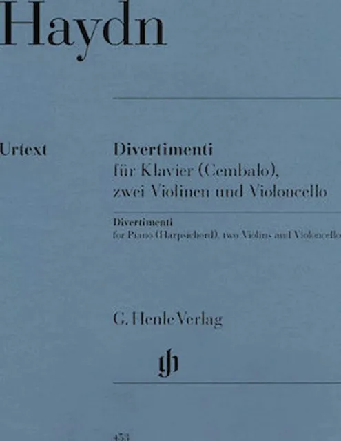 Divertimenti for Piano (Cembalo) with 2 Violins and Violoncello