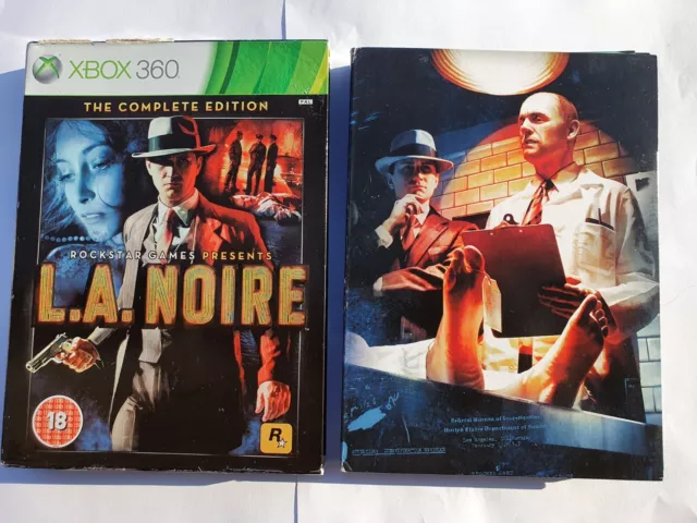 LA Noire Complete Edition Xbox 360 - Includes  all DLC 4 Discs & Manual