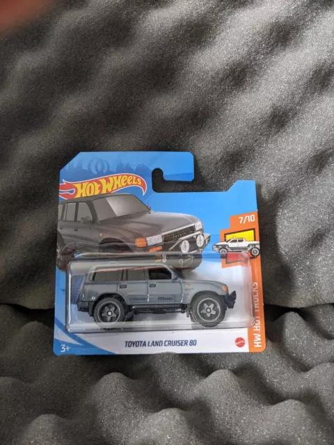 Hot Wheels HW Hot Trucks #226 dunkelgrau Toyota Land Cruiser 80 2021 P18 Karte