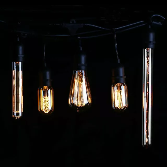 Lámpara vintage E27 B22 E14 bombilla filamento luz incandescente decoración del hogar