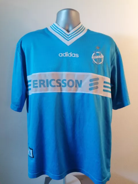 1997-1998 Olympique Marseille Adidas Away Football Shirt (Size L)