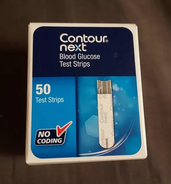 50 Bayer Contour Next Blood Glucose Test Strips - Free Delivery , Trusted Seller