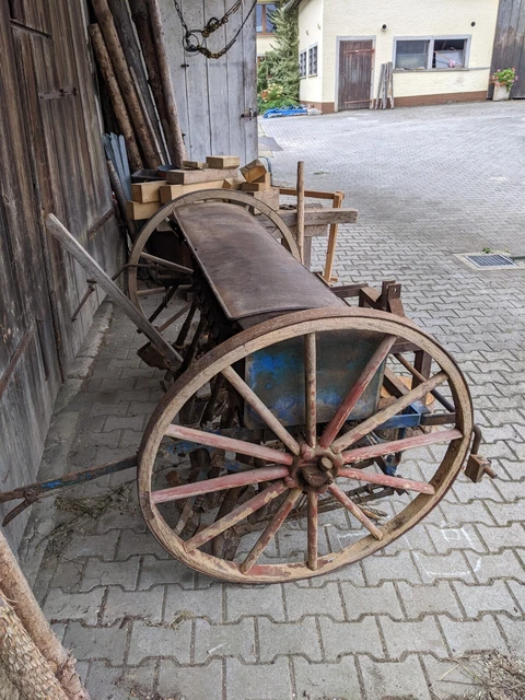 Sähmaschine Drillmaschine 11 Kanäle mechanisch mit Rädern