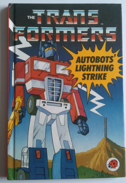 TRANSFORMER AUTOBOTS LIGHTNING STRIKE Ladybird book 1985