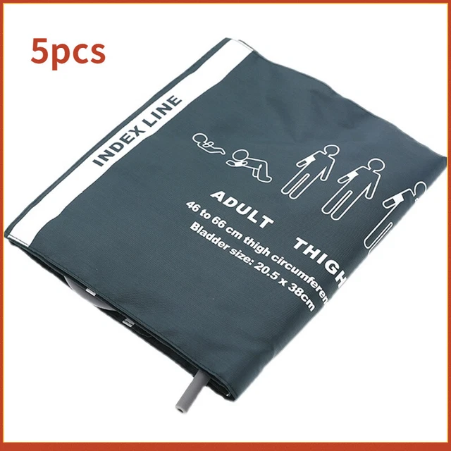 5pc ADULT THIGH BLOOD PRESSURE BP Replacement CUFF WITH INFLATION BAG/Bladder