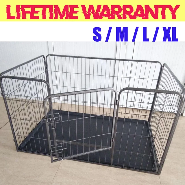 FOLDING PET PLAY Pen Dog Crate Whelping Box Puppy Rabbit Enclosure Run