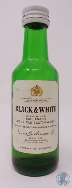 Miniature / Mignon Scotch Whisky BLACK & WHITE
