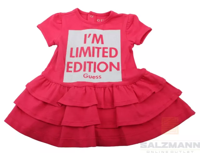 Guess Ragazza Bambino Vestito Tgl 56/62 Rosa Nuovo