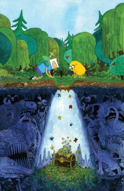 153188 Adventure Time - With Finn & Jake Art Print Poster Plakat