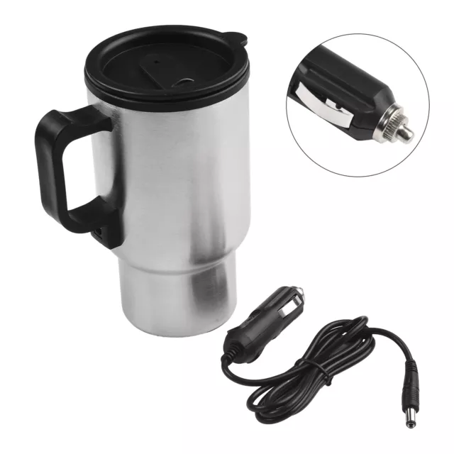 Tazza Mug da Sport Viaggio Caffè Maker Teiera Riscaldamento Bollitore 12V 450ml 2