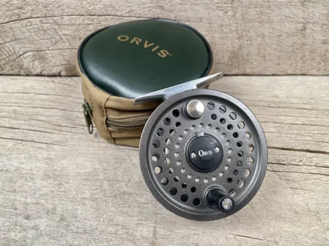 ORVIS BATTENKILL DISC 3/4 Fly Reel. Made in England Vintage original box &  case $239.00 - PicClick