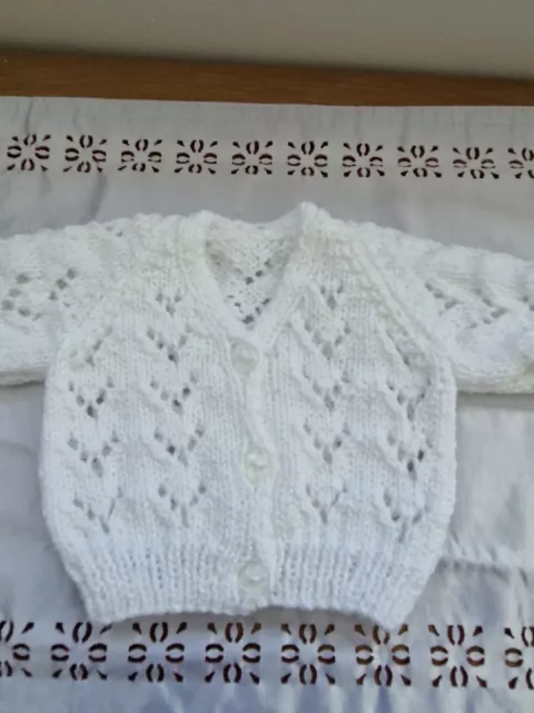 hand knitted baby cardigans