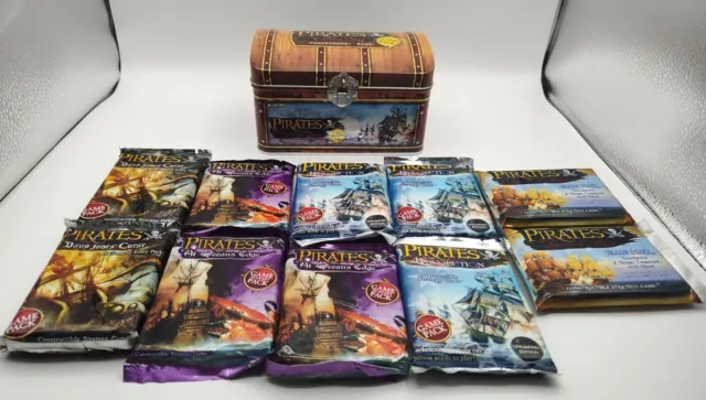 Pirates Of The Caribbean Revolution Mix Lot Of 10 And Bonus Box (Wizkids)