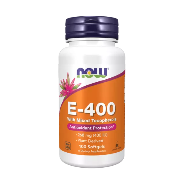 Vitamine E-400 + tocophérols mixtes softgels