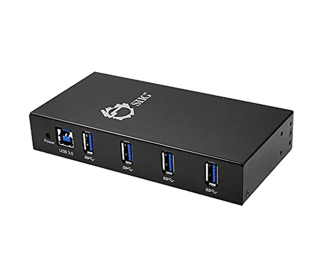 SIIG 4-Port Industrial USB 3.0 Hub with 15KV ESD Protection (ID-US0411-S1)