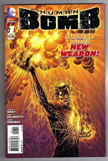 Human Bomb #1 - Jerry Ordway Art & Cover - Dc Comics - 2012
