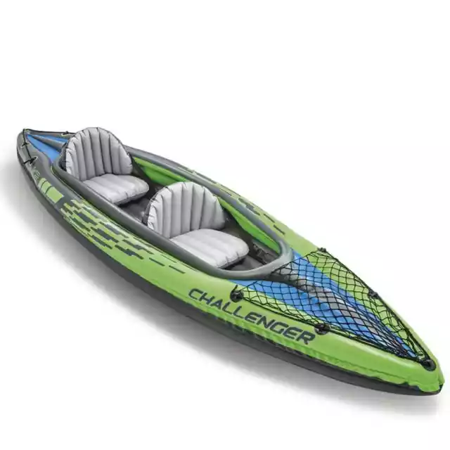 Intex Kayak Gonfiabile Challenger K2 Sport Acquatico Barca Remi Canoa Gommone IN 3