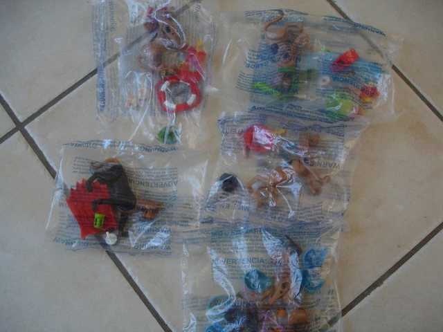 Lot 5 chiens scooby-doo scoubidou différents PLAYMOBIL - NEUF !
